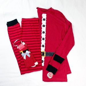 Santa 3 Piece Pajama Set
